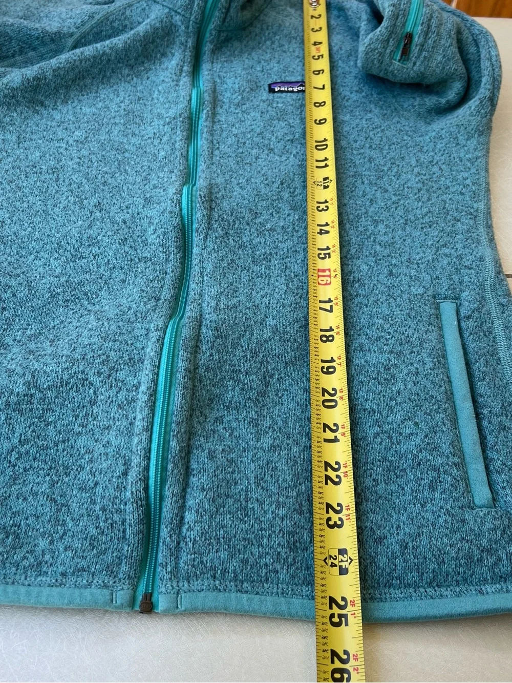 Patagonia Better Sweater Dark Speckled Teal Women’s Size Medium